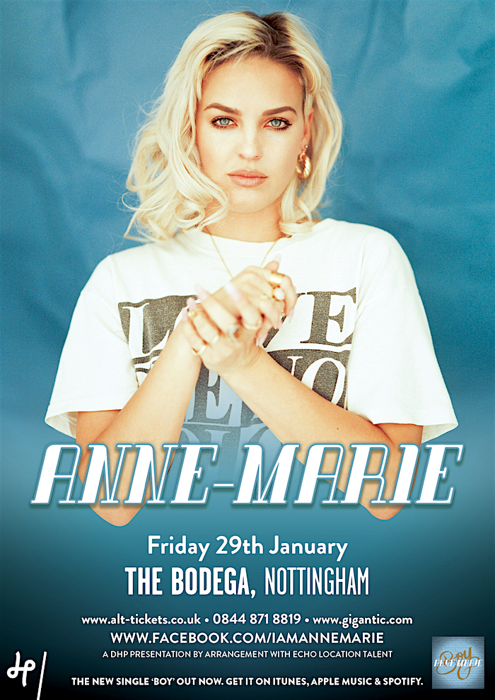 Anne-Marie gig poster
